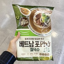 구이30.1248 풀무원 생베트남 쌀국수 2인 316.965g x 1개, 아이스보냉백포장