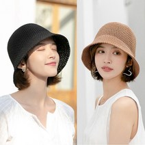 여성 벙거지 봄 여름 버킷햇 캠핑 제주 해외 여행 모자 화이트샌즈