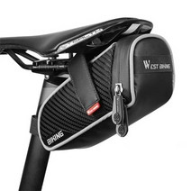 시그니처베이지 자전거 새들백 안장 가방 YPZ229, 스몰 레드라인, 1개