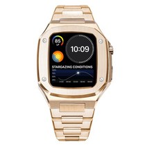 방수 손목 시간 폰연결 스마트 워치 watch 44mm 45mm시리즈 7 6 5 4, 로즈 골드, 45mm