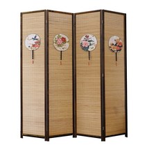원목 병풍 한옥 파티션 이동식 칸막이 가림막 가림막, 단 하나 팬 50x200 (그룹에있는 팬5개)