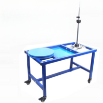 이동식 파렛트랩핑기 수동 회전 필름 포장기 반자동 포장 랩 기계, 기본형 (바퀴 포함)