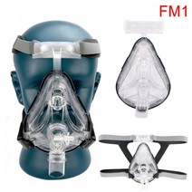코골이방지 양압기 BMC 비강 마스크 헤드 기어 및 SML 3 사이즈 쿠션 모든 사이즈의 얼굴 CPAP 및 자동, 05 FM1_02 M