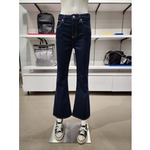 [캘빈클라인진] 여성 린스블루 하이라이즈 플레어핏 데님 팬츠 (J218743)