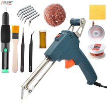 무선인두기 납땜기 전기인두 휴대용 60w 110v220v useu 내부 가열 납땜 인두 자동으로 주석 총 납땜 용접 수리 도구 보내기, 하얀, 우리를