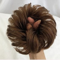 이쁘다샵 가발위드 포인트 곱창 만두 당고머리 부분가발, 만두당고 진한블랙, 1개