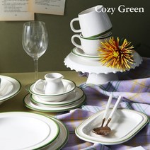 시라쿠스 메이플 접시 코지그린 퀴진드마망, 오발볼(10인치)