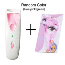 속눈썹고데기 온열뷰러 히팅뷰러 휴대용 미니 아이래쉬 컬링기 with eyelash card long lasting eye lash perm eyelashes clip eye, 무작위 색상 02
