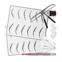 Zeyuan Microblading 문신 장비 3D 눈썹 영원한 메이크업 문신 기계 장비 세트, 핑크, 설명, 설명