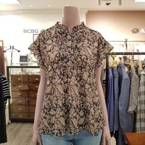 BCBG 비씨비지 * 쉬폰 블라우스 **가든프린트BL[B1B5B442]