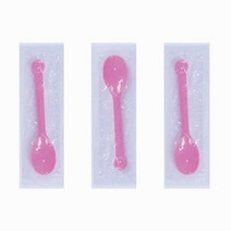 테이크아웃 미니스푼 개별포장 핑크 500개 일회용수저, twoable 1, twoable 1