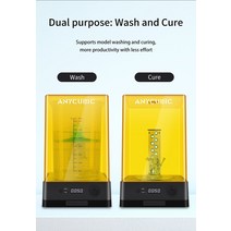 입문용 3d 프린터세트 ANYCUBIC-광자 모노 X LCD SLA 3D 프린터 모델 세척 및 경화 기기 2.0 UV 수지 2-in, 02 EU