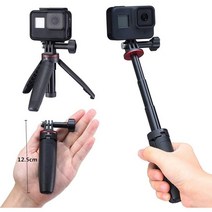 액션 카메라용 셀카 막대 셀카 막대 3단 신축 3way 셀카 막대 GoPro hero 11 / hero, 상세페이지 참조