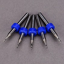 3개/묶음 3.175mm 고정밀 합금 CNC 절단 비트 1.0mm IC 라우터 기계 전용 칩 연삭 사용, 02 Edge 2.0mm