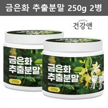 금은화 차 추출물 인동초 인동 꽃차 금은화 가루 분말 인동꽃 인동초꽃 금은화꽃 인동덩굴차 금은화추출분말 250g병 2개입