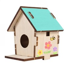 어린이 목재 입체퍼즐 - 영공방 작은 새집 만들기퍼즐 목재퍼즐 나무퍼즐 3D입체퍼즐 입체퍼즐 3D퍼즐 퍼즐만들기 나무모형 영공방 원목퍼즐 나무블럭 퍼즐교구, 본상품