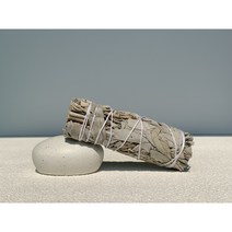 화이트세이지 허브스머지스틱 허브 방향제 천연인센스스틱 own scent, 화이트 세이지 스머지 스틱