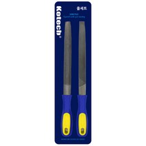 2개입 야스리 연마 쇠줄 세트 평줄 야슬이 수작업 공구, 1세트