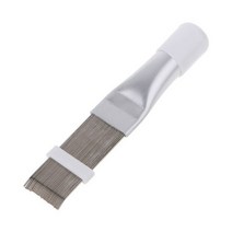 에어컨커버 청소 도구 핀 수리 도구 코일 빗 ac hvac 콘덴서 라디에이터 1세트, 밝은 회색