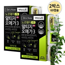 팔레오 닥터스노트 노르웨이 알티지 오메가3 혈행 혈관 개선 눈 건강 식약처인증 노르웨이 rTG 알티지 오메가3 EPA DHA 비타민 D E 도움 박군 홈쇼핑 오매가 스리 알티쥐, 30캡슐, 2개(2개월)