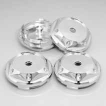 VOSSEN 작업 감정 ENKEI OZ 레이싱 휠 림용 4 개 68MM 빈 로고 없음 자동차 휠 센터 허브 캡 45mm 플랫 스티커, SILVER