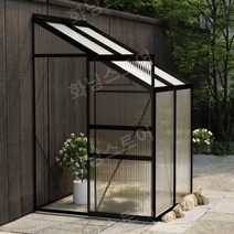 옥탑 옥상 비닐하우스 초미니비닐하우스 조립식 온실 텃밭 다육이키우기 가정용 텃밭, 블랙128 x188 x 131 - 199 cm