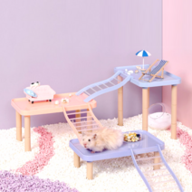 타핏 햄스터 데크 판 2층데크 diy 햄스터집 꾸미기, 밀크티(데크)