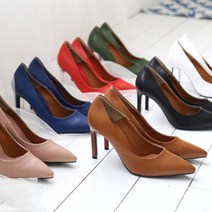 슈니슈 [국내제작 365일진행] 커리 뾰족코 스틸레토 펌프스힐 7cm 7colors