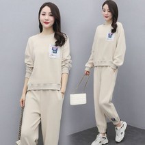 박나래 벨벳 조깅 복 기모 여자 키작녀 트레이닝세트 빅사이즈 엄마등원룩 원마일웨어 꾸안꾸 일상복