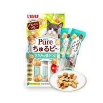 ATY 펫 고양이 가다랑어 크림 치킨져키 2개 냥이 고급 사사미, 기본