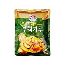 백설 5가지 자연에서 얻은 재료 부침가루, 350g, 20개