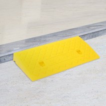 DR 상가진입 휠체어 계단받침 옐로우 계단 진입판 50x22x5cm 문턱, 계단 문턱 휠체어 진입판(50x22x5cm) (옐로우), 단품