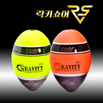 [락키쇼어] 대구경 구멍찌 그레비티(RS-5), 1개, 오렌지0.8호
