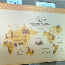 신나는세계여행 어린이집썬팅 1900x950mm