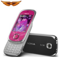 노키아 7230 언락폰 2.4 인치 3.15MP 카메라 기능 휴대 전화 GSM 2G 3G 게임 자바 핸드폰, 01 Black, 01 Simple set