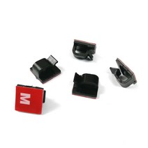 차차미 40P 3M 전선 클립 랜선 케이블 선정리 고정 후크, 40개, 블랙