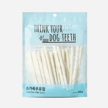 띵크유어독 Think Your Dog Teeth 소가죽 우유껌 스틱 44p 강아지 개 껌