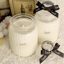 루시아 소이캔들 주문제작 1000ml, 스모크리스심지2개, 넘버5