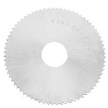 Utoolmart HSS 원형 금속 커팅 톱날 디스크 72T 라운드 슬리팅 톱 커터 63mm x 16mm 1mm 회전 공구 휠용, 0.5mm 72T