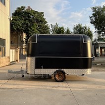 에어스트림 버스 케이터링 트레일러 이동식 주방 캠핑 캐러밴 팝콘 피자 튀김 음식 트럭 길거리, 한개옵션0