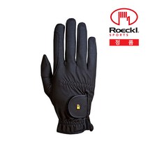 [Roeckl Sports] ROECK-GRIP 뢰클 성인 승마장갑 정품, 9, 블랙