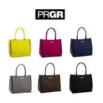 정품 PRGR 프로기아 PTB-104 골프 토트백 가방 골프타임, 색상 : 로즈