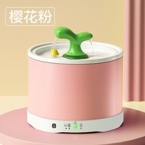 고양이 급수기 정수기 분수대 음수대 세라믹 항온 가열 자동 반려동물 급수볼 필터 순환, 블루 1L 자가순환 살균【1개 필터】