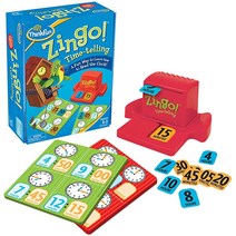 ThinkFun Zingo Time Telling Board Game Fun Bingo Style Game for Kids Age 4 and Up, 상세페이지 참조