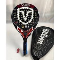 신제품 카본 파이버 비치 테니스 패들 Padel 라켓, 오프 화이트