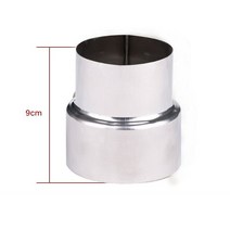 스테인레스 스틸 굴뚝 라이너 감속기 연도 배기 스토브 파이프 감소 조인트 어댑터 시스템 액세서리 1 개, 13 M