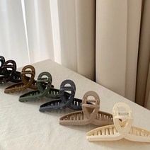 디작소 여성 올림머리 집게핀 헤어핀 반묶음 엘루스 프렌치, 그린:원사이즈
