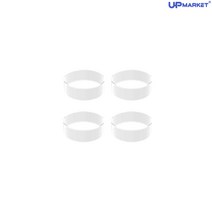 프로콘 갈림방지 스틱 실리콘 링 커버 컨트롤러 엑스박스 엑박 패드 듀얼센스 호환, 화이트 (4개입)