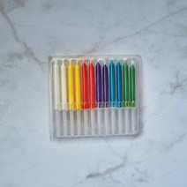 스윗앤스윗. 알록달록 불꽃 미니초 12P 이벤트용 생일초 (파티사진 찍을 때 좋아요)