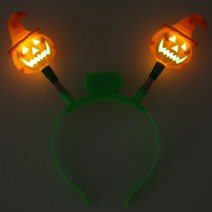 LED호박머리띠 스프링봉